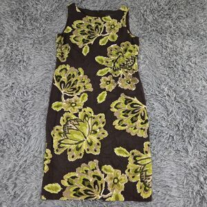 Jessica Howard JH0P9143 Womens 4P Multicolor Floral Bead Sleeveless Sheath Dress